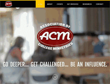 Tablet Screenshot of aofcm.org